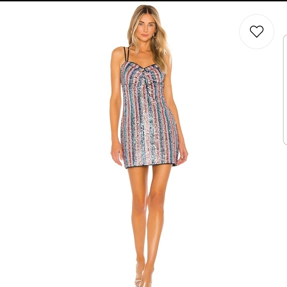 Lovers + Friends City Lights Mini Dress NWT